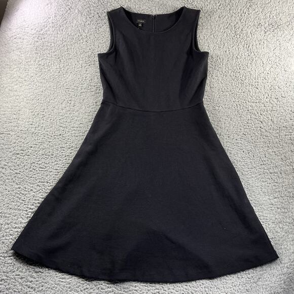 Talbots Dresses & Skirts - TALBOTS DRESS WOMENS MEDIUM BLACK SLEEVELESS A-LINE NWT NEW ZIP BACK STRETCH